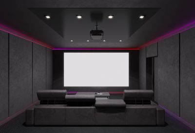 Completed Home Theater Setup